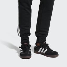 Adidas Samba Leather Férfi Utcai Cipő - Fekete [D89751]